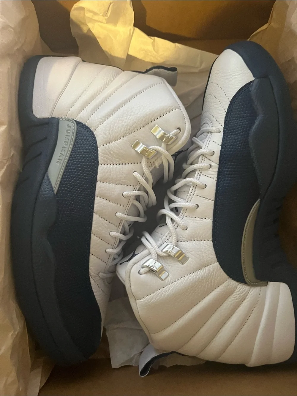 Jordan Retro High-Top Basketball Sneakers in White and Black